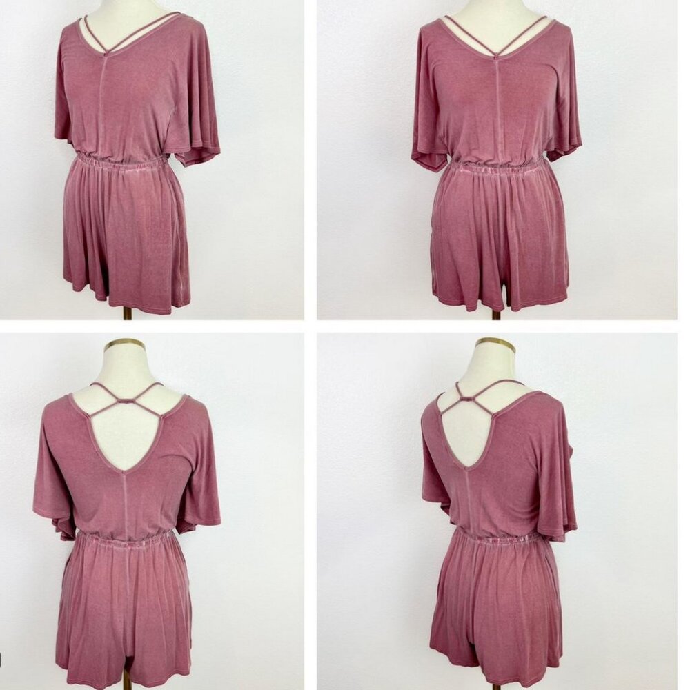 American Eagle Outfitters Pink Romper